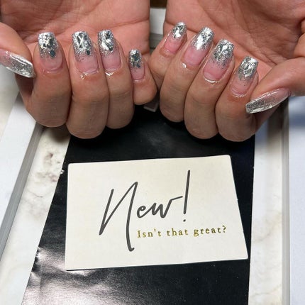 cst on LIPS 「#allseason#シルバーネイル💅#ネイル好きな人と繋がり..」(3枚目)