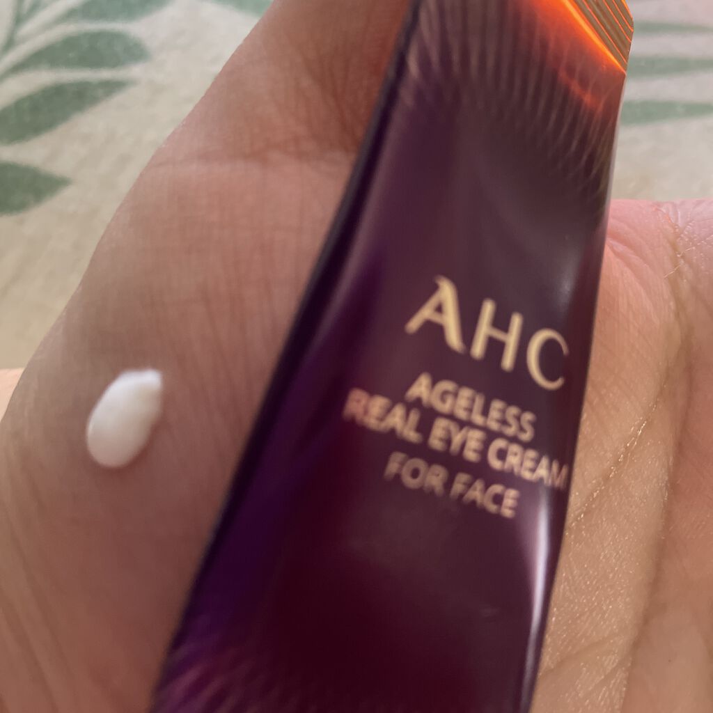 エイジレス リアル アイクリーム フォーフェイス/AHC/アイケア・アイクリームを使ったクチコミ（2枚目）
