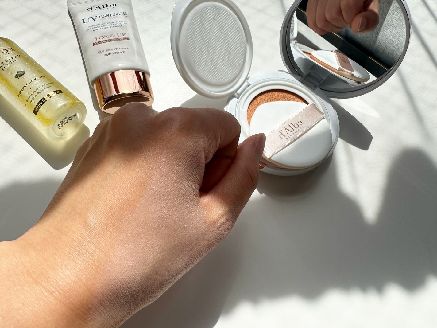 ダルバ ホワイトトリュフファーストスプレーセラム/ダルバ/ミスト状化粧水を使ったクチコミ(4枚目)