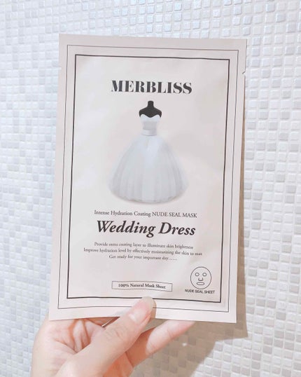 wedding dress/MERBLISS/シートマスク・パックを使ったクチコミ(1枚目)