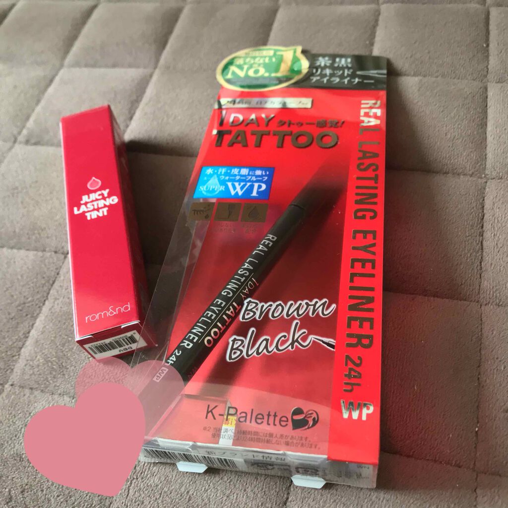 リアルラスティングアイライナー24hWP/K-パレット/リキッドアイライナーを使ったクチコミ（1枚目）