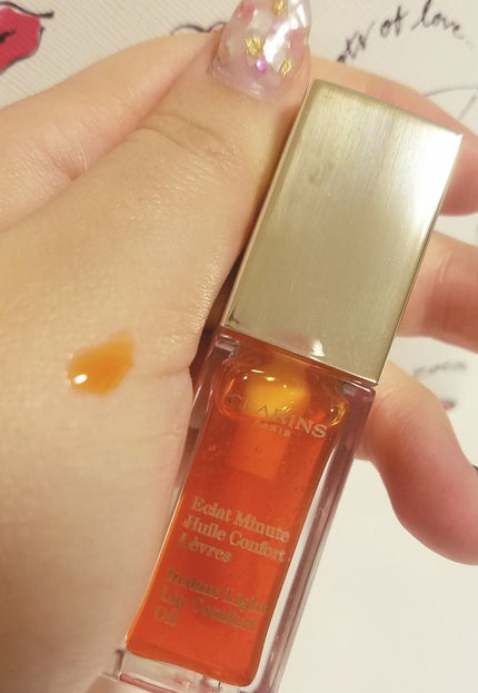 コンフォート リップオイル /CLARINS/リップグロスを使ったクチコミ(1枚目)