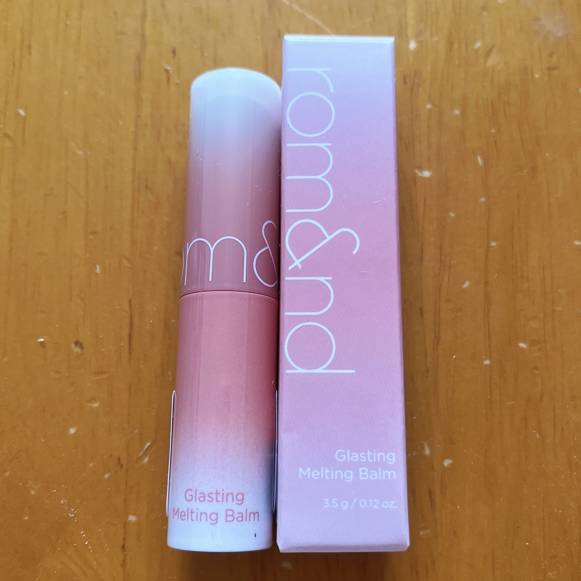 グラスティングメルティングバーム/rom&nd/リップバームを使ったクチコミ（2枚目）