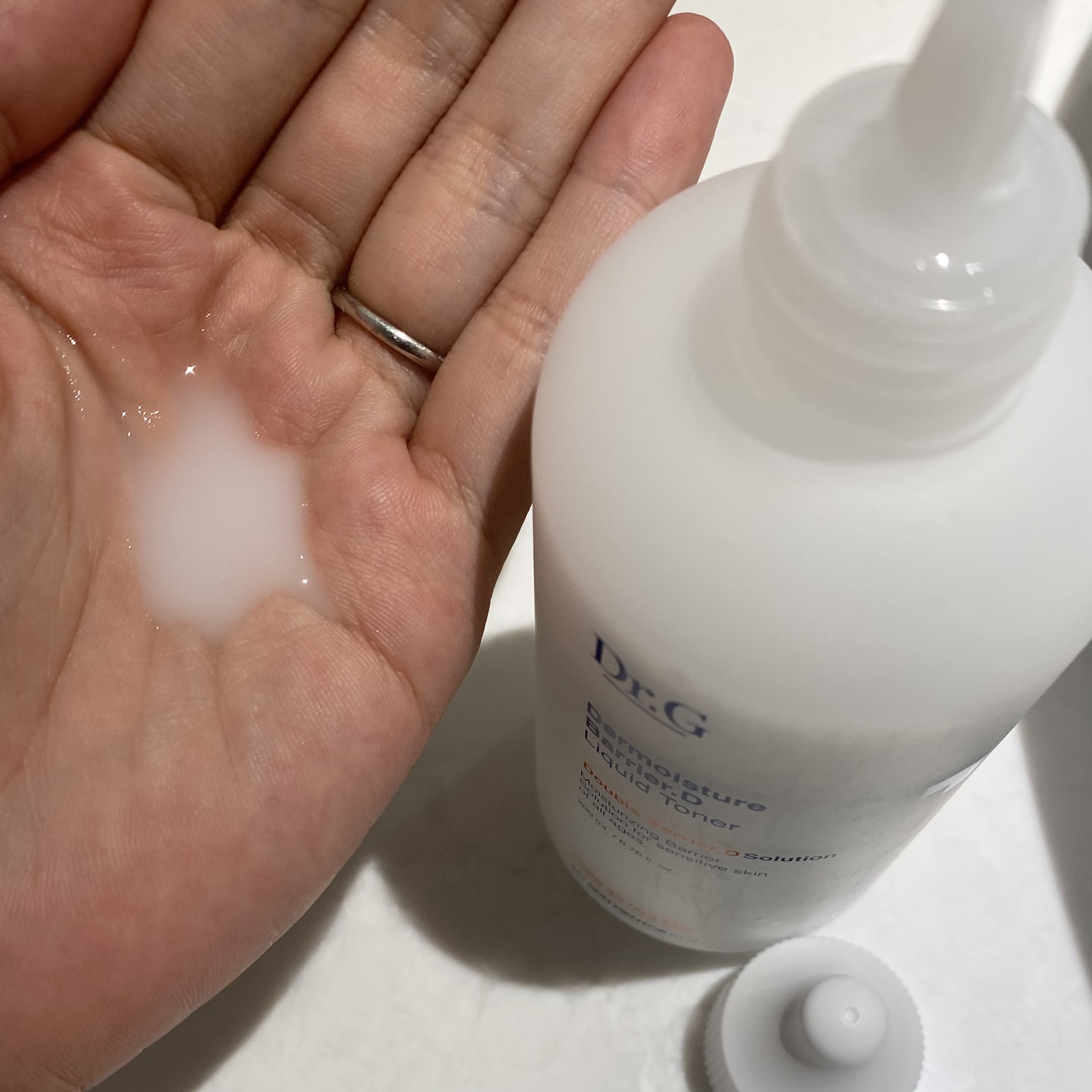 ザモイスチャーバリアDリキッドトナー/Dr.G/化粧水を使ったクチコミ（1枚目）