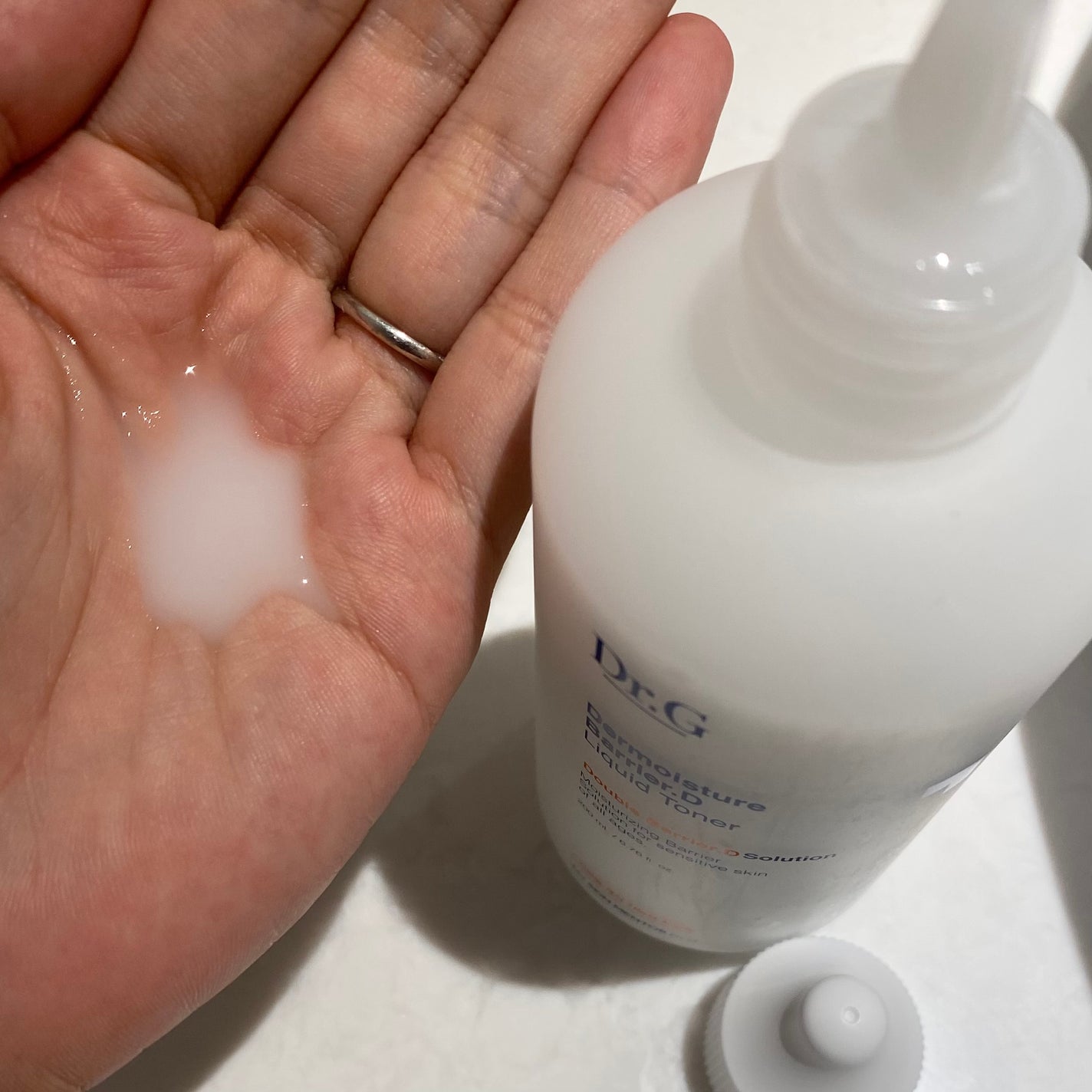 ザモイスチャーバリアDリキッドトナー/Dr.G/化粧水を使ったクチコミ(1枚目)