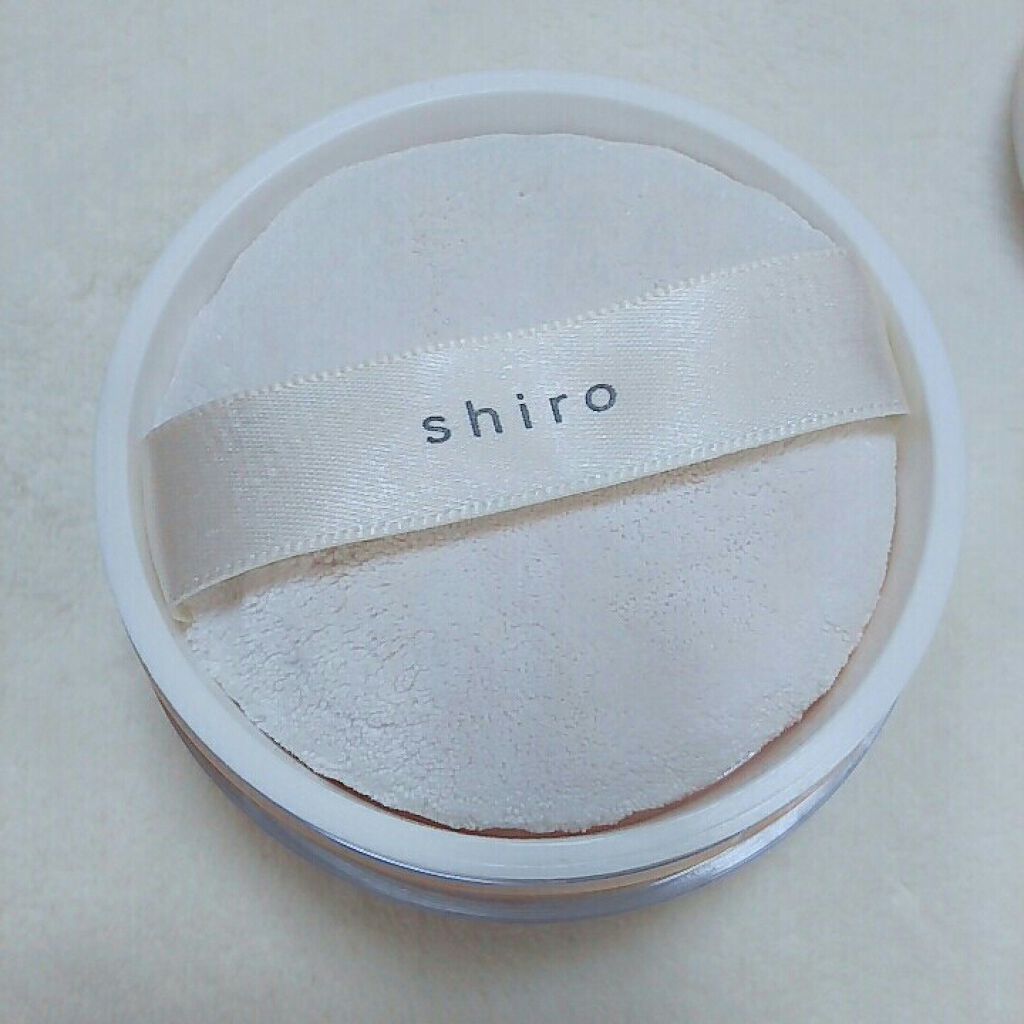 タピオカフェイスパウダー/SHIRO/ルースパウダーを使ったクチコミ(2枚目)