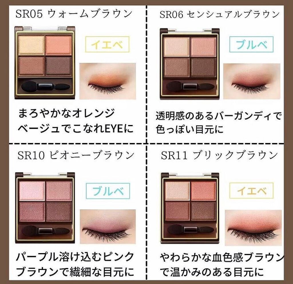 すず on LIPS 「アイシャドウ全比較!✔Excelのアイシャドウは優秀すぎる✔デ..」(4枚目)