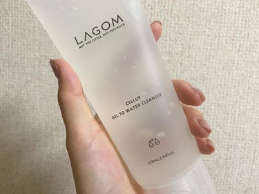 ラゴム ジェルトゥウォーター クレンザー(朝用洗顔)/LAGOM /洗顔フォームを使ったクチコミ（3枚目）