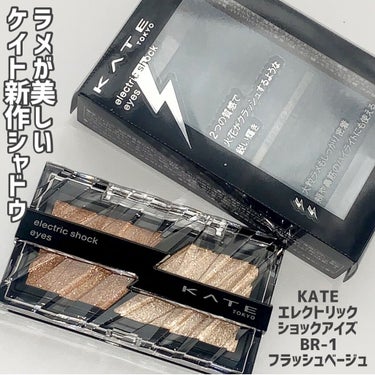 エレクトリックショックアイズ  BR-1 フラッシュベージュ/KATE/アイシャドウパレットを使ったクチコミ（1枚目）