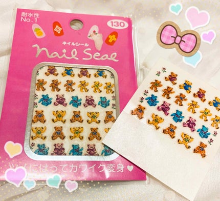 クレアーズ ネイルシール ベア