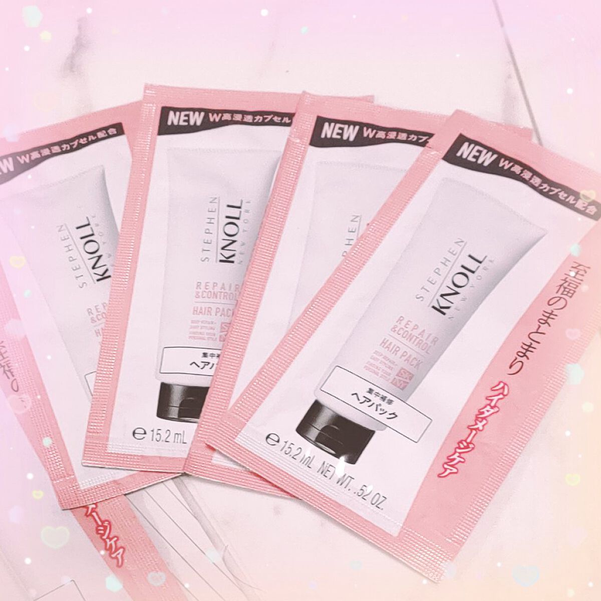 リペアコントロール シャンプー W/コンディショナー W トライアル(シャンプー10ml+コンディショナー10ml)/スティーブンノル ニューヨーク/市販シャンプーを使ったクチコミ（2枚目）