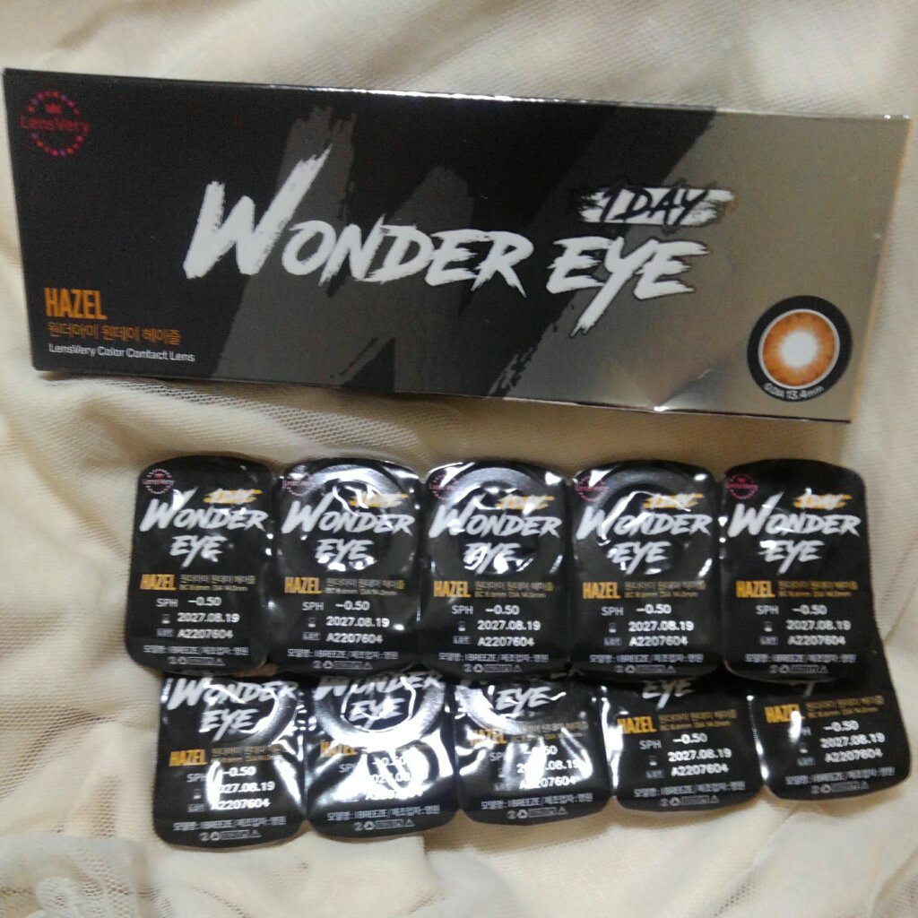 ワンダーアイ/ANN365LENS/カラーコンタクトレンズを使ったクチコミ（1枚目）