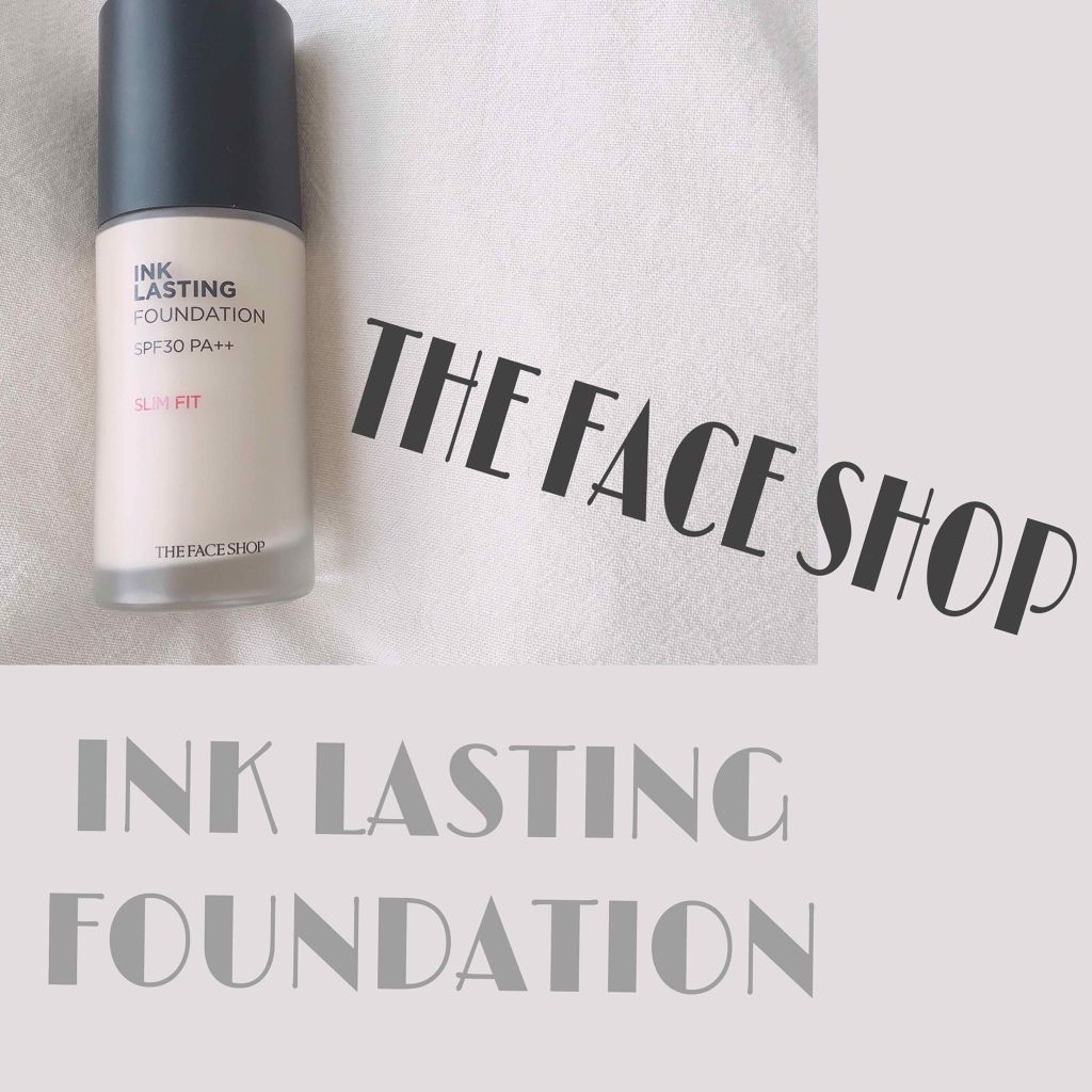 インクラスティングファンデーション スリムフィットEX/THE FACE SHOP/リキッドファンデーションを使ったクチコミ（1枚目）