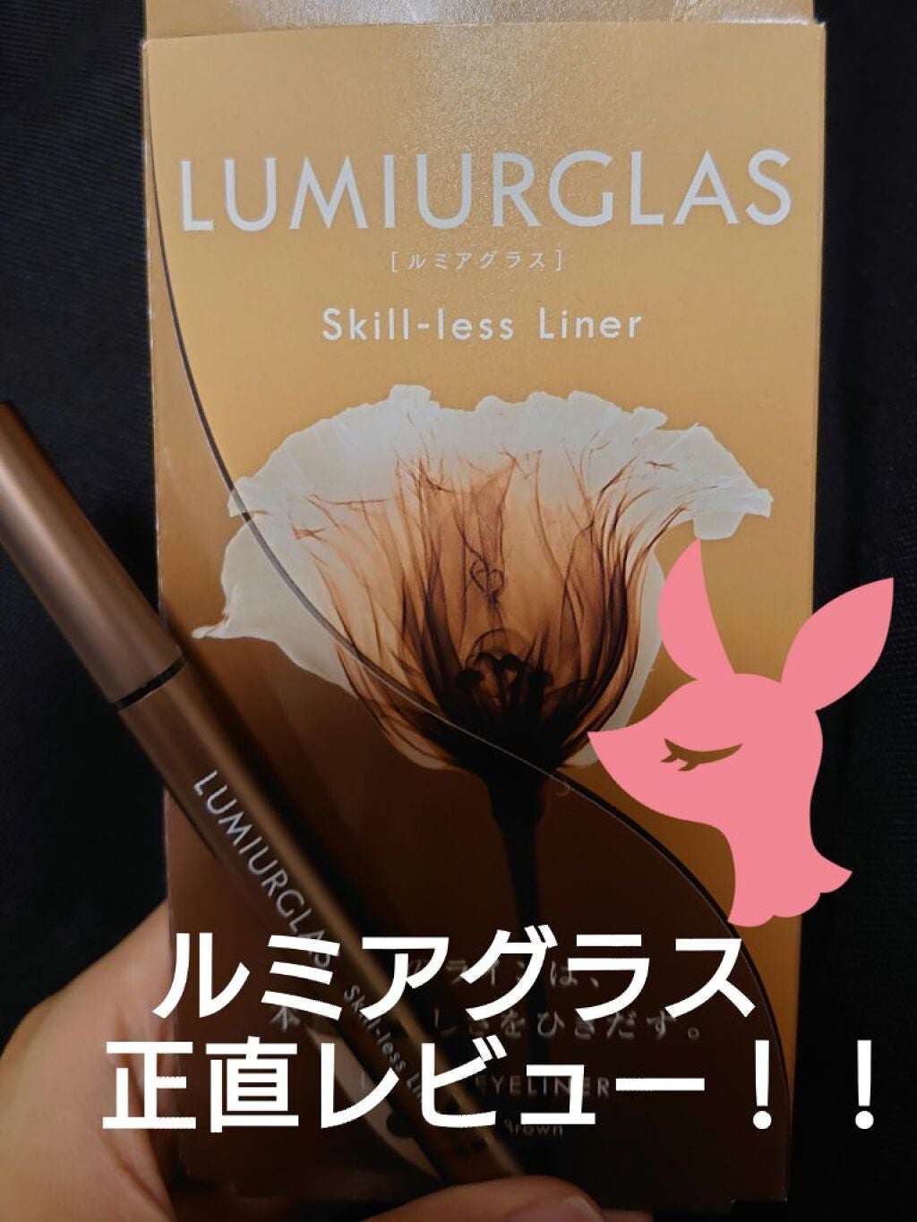 スキルレスライナー/LUMIURGLAS/リキッドアイライナーを使ったクチコミ(1枚目)