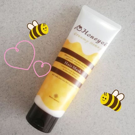 ハニーチェ クリーミーハニー ヘアマスクのクチコミ「☆.:*:・'°Honeycé クリーミーハニー ヘアマスク.:*:・'°☆
こんにちは!今.....」(1枚目)