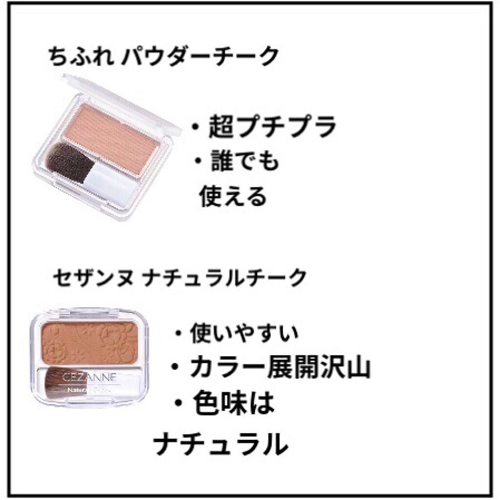 ナチュラル チークN/CEZANNE/パウダーチークを使ったクチコミ(2枚目)