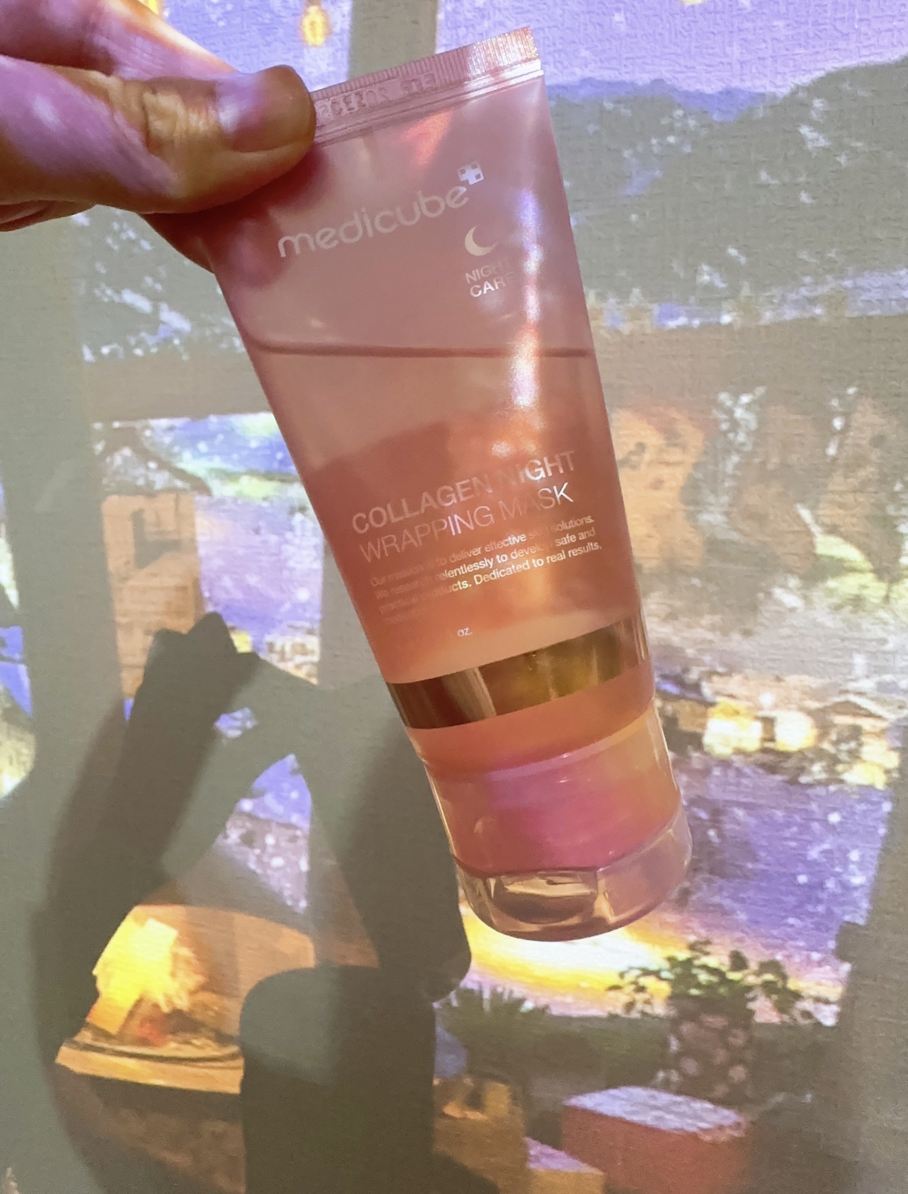 コラーゲンナイトラッピングマスク/MEDICUBE/洗い流すパック・マスクを使ったクチコミ（1枚目）