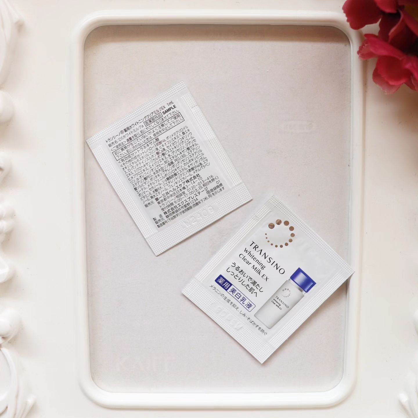 薬用ホワイトニングクリアミルクEX/トランシーノ/乳液を使ったクチコミ（2枚目）
