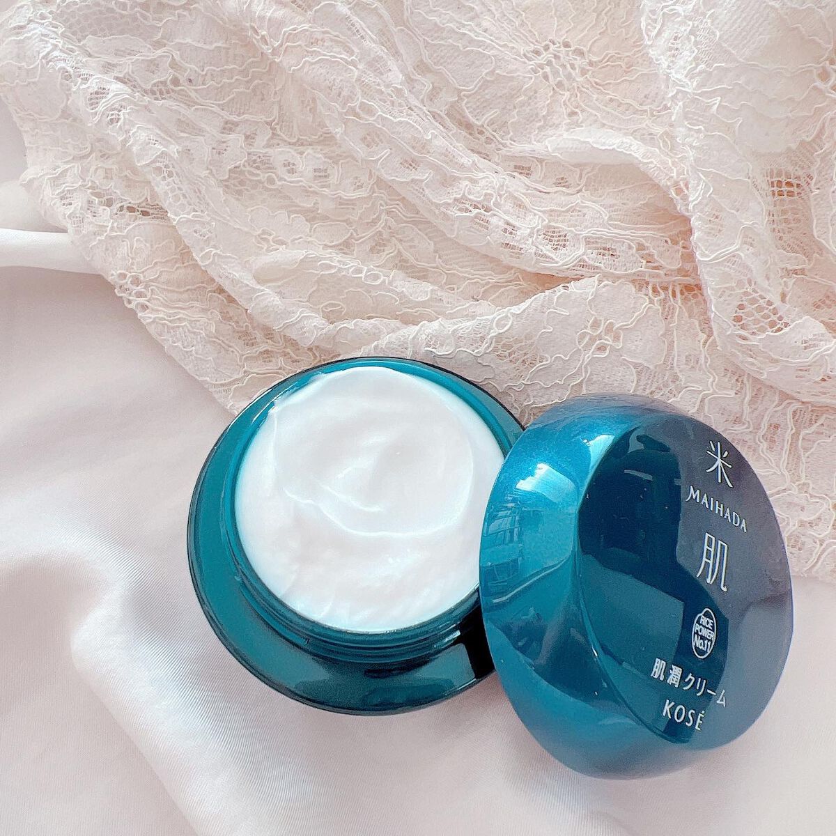 肌潤クリーム/米肌/フェイスクリームを使ったクチコミ（2枚目）