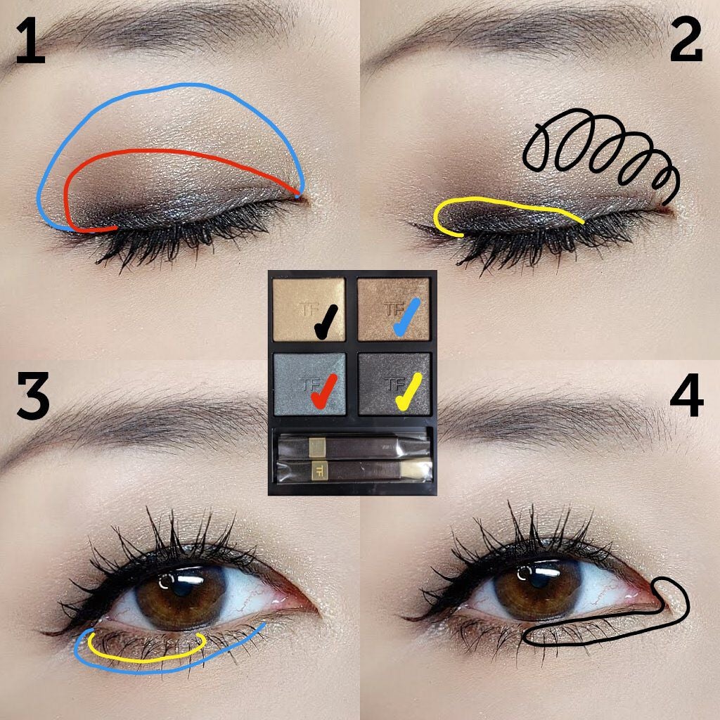 アイ カラー クォード/TOM FORD BEAUTY/アイシャドウパレットを使ったクチコミ(6枚目)