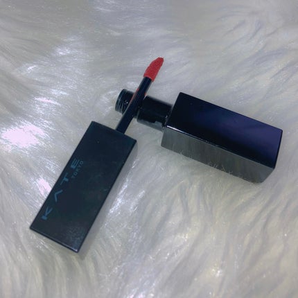 リップモンスター スフレマット M01 深紅の闇/KATE/口紅を使ったクチコミ(2枚目)