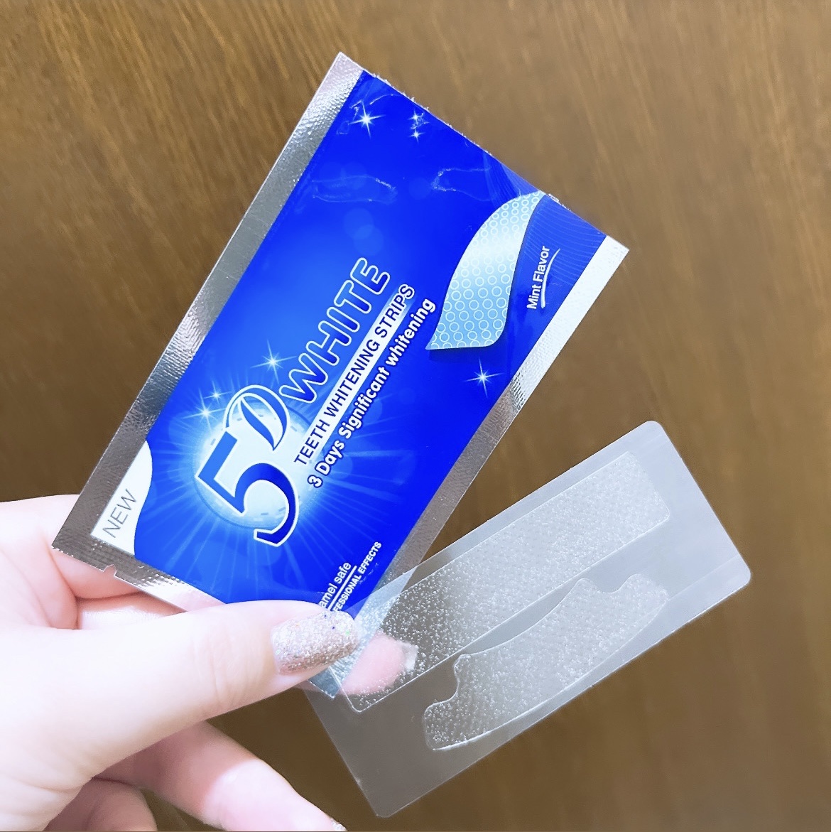 5D Whiteホワイトニングシート/5D/その他オーラルケアを使ったクチコミ（3枚目）