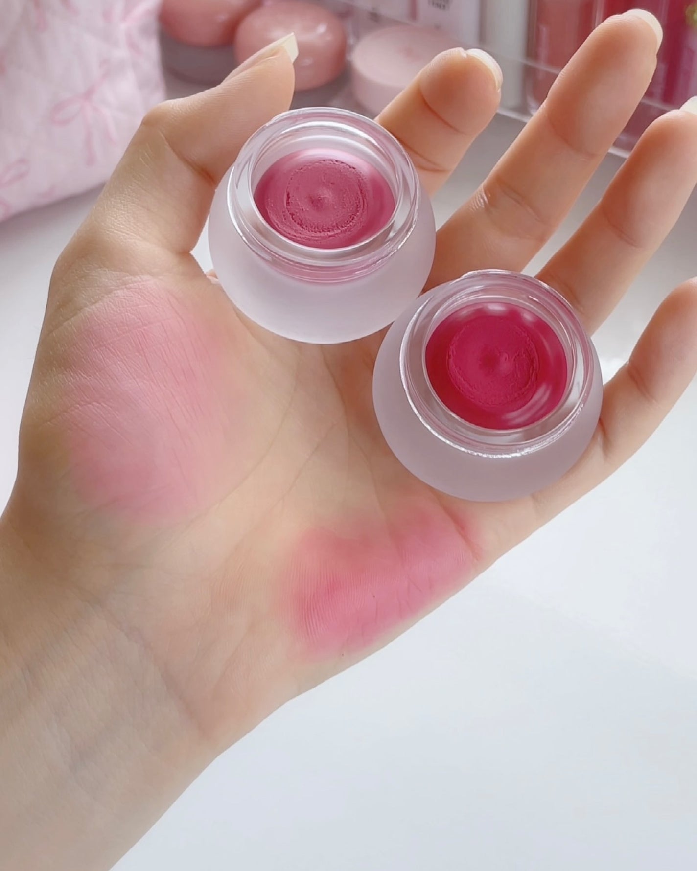 フィー リップアンドチーク ブラーリープリンポット/fwee/口紅を使ったクチコミ(4枚目)