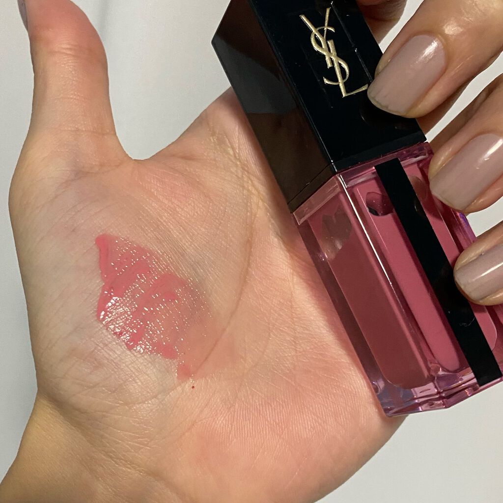 ルージュ ピュールクチュール ヴェルニ ウォーターステイン/YVES SAINT LAURENT BEAUTE/口紅を使ったクチコミ(8枚目)