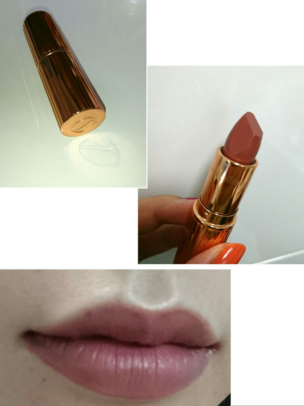 セフォラリップセット内　シャーロットティルバリーBOND GIRL（フルサイズ）/Charlotte Tilbury/口紅を使ったクチコミ（1枚目）