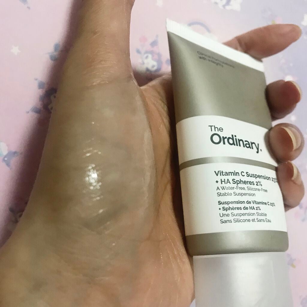 Cサスペンション23+HAスフィア2フェイスクリーム/The Ordinary/美容液を使ったクチコミ(3枚目)