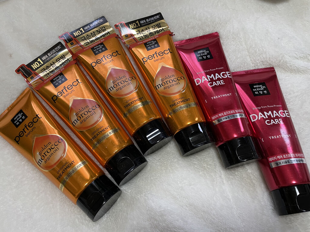 ダメージケアトリートメント/miseenscene/洗い流すヘアトリートメントを使ったクチコミ（1枚目）