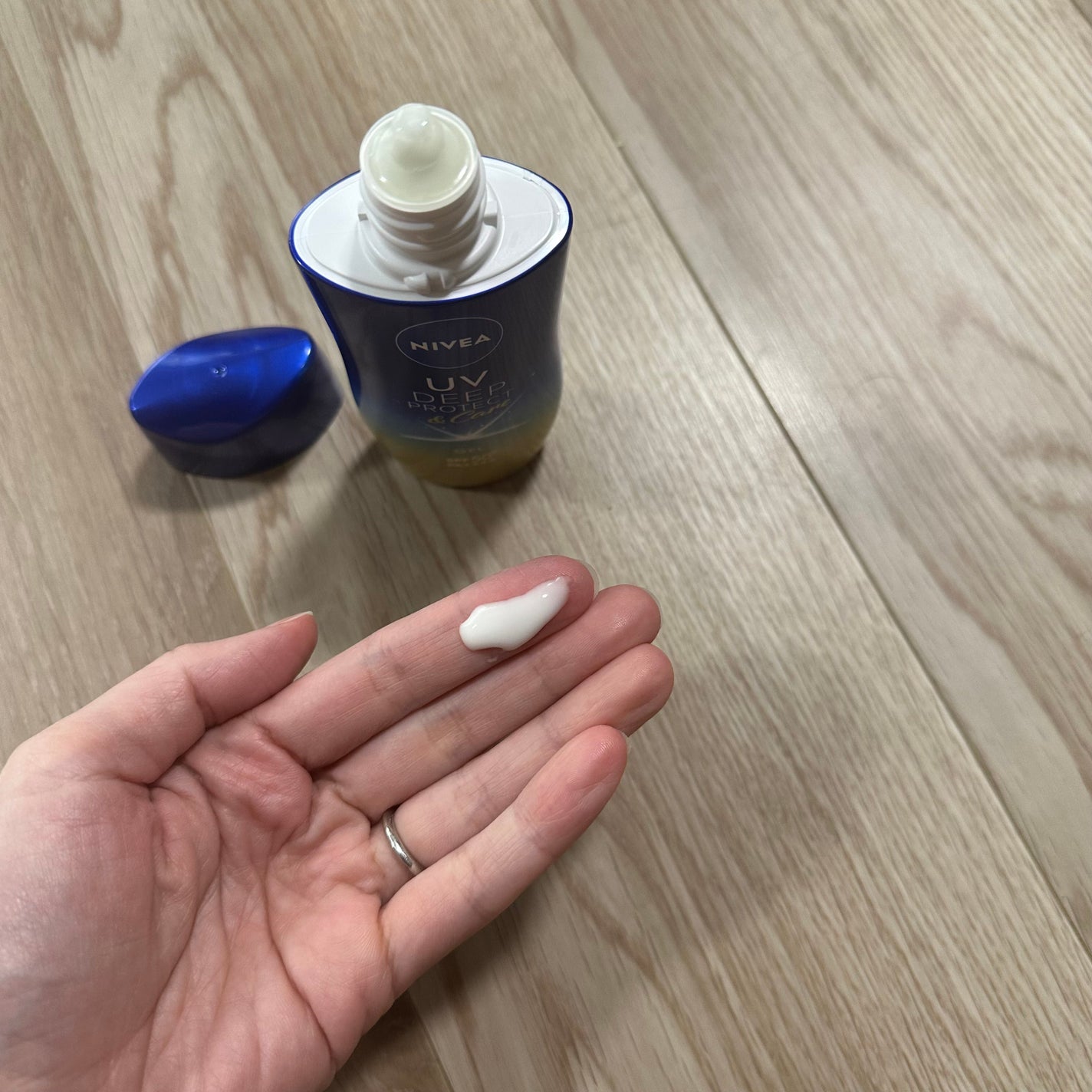 ニベアUV ディープ プロテクト&ケア ジェル/ニベア/日焼け止めジェルを使ったクチコミ(3枚目)