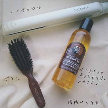  ココナッツ ブリリアント プレシャンプーヘアオイル/THE BODY SHOP/ヘアオイルを使ったクチコミ（2枚目）