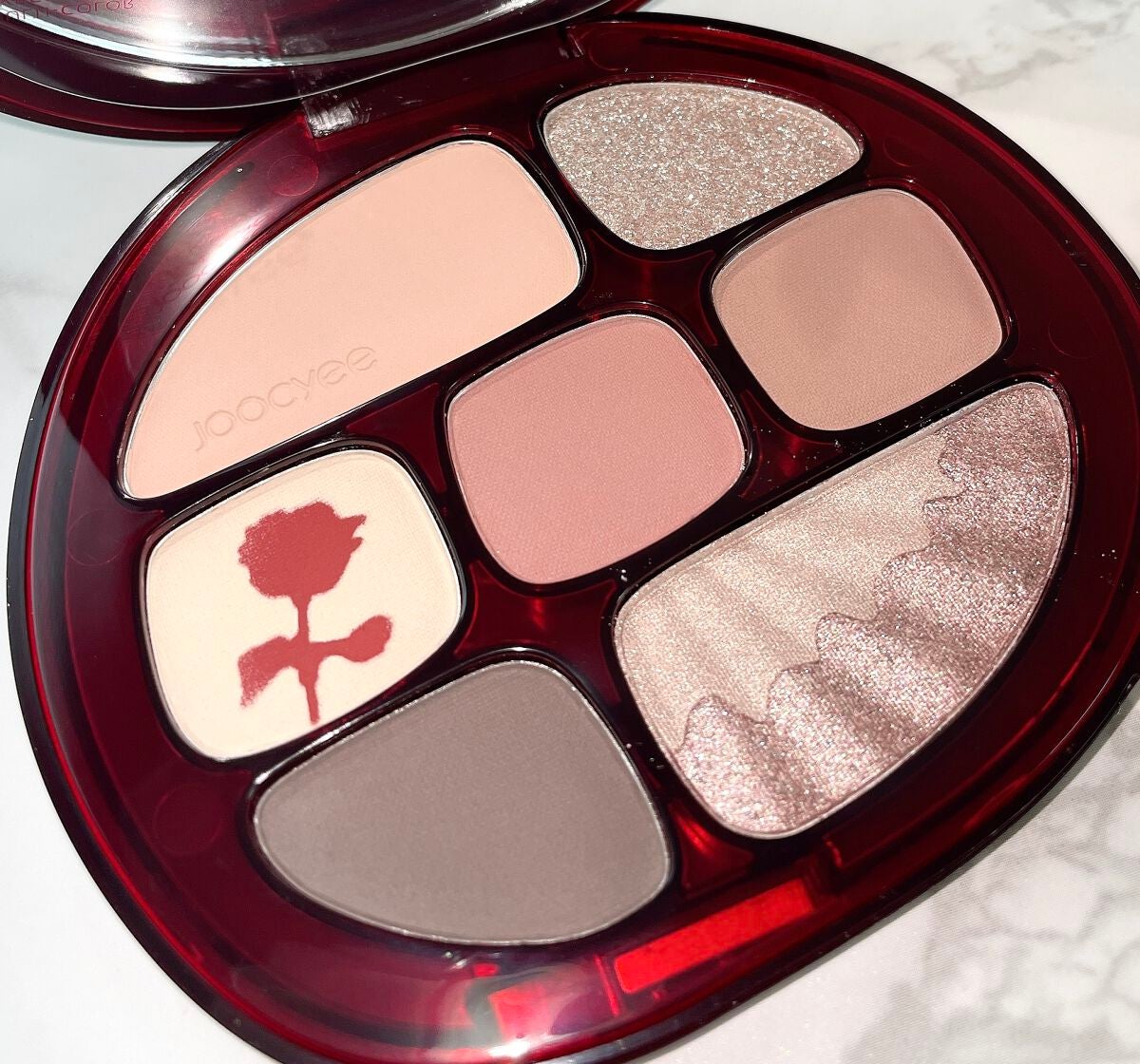 ローズポエムマルチパレット/Joocyee/アイシャドウパレットを使ったクチコミ(2枚目)