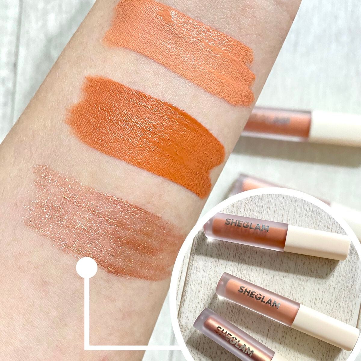 Starry Wish リキッドアイシャドウ/SHEGLAM/リキッドアイシャドウを使ったクチコミ(2枚目)