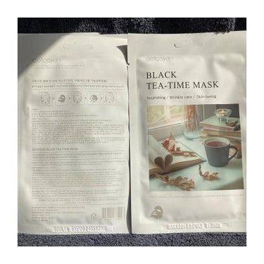 DETOSKIN ブラックティータイムマスクのクチコミ「𖤐´-

detoskin 
tea time mask ‪𓂃𖤥𖥧𖥣⋆*

疲れて乾燥したお肌.....」（2枚目）