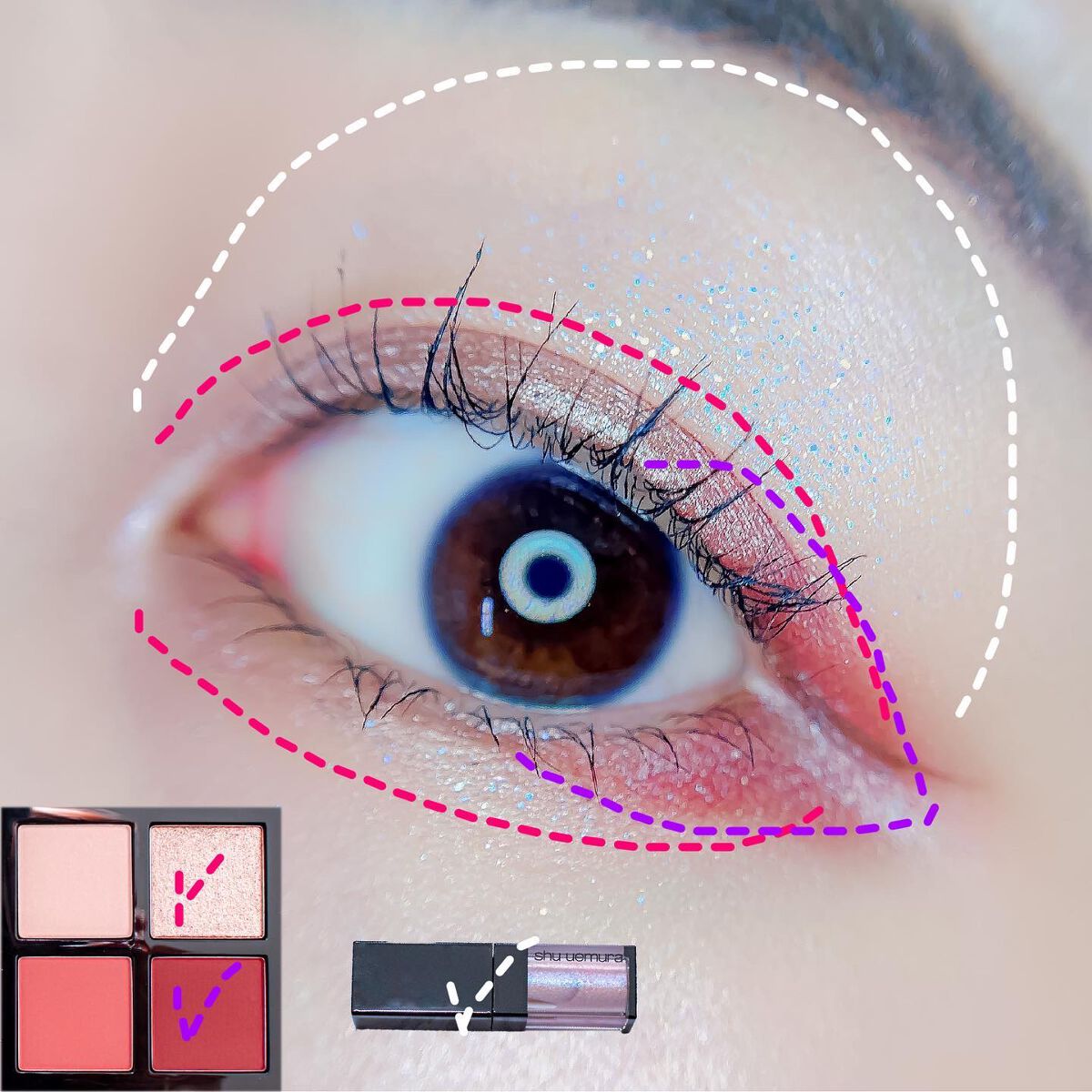 クロマティックス クワッド/shu uemura/アイシャドウパレットを使ったクチコミ（2枚目）