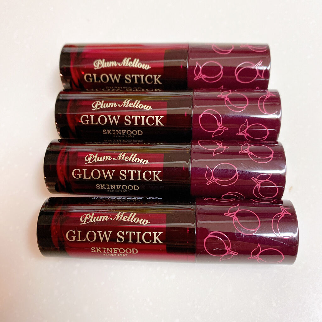 Plum Mellow Glow Stick/SKINFOOD/口紅を使ったクチコミ（2枚目）