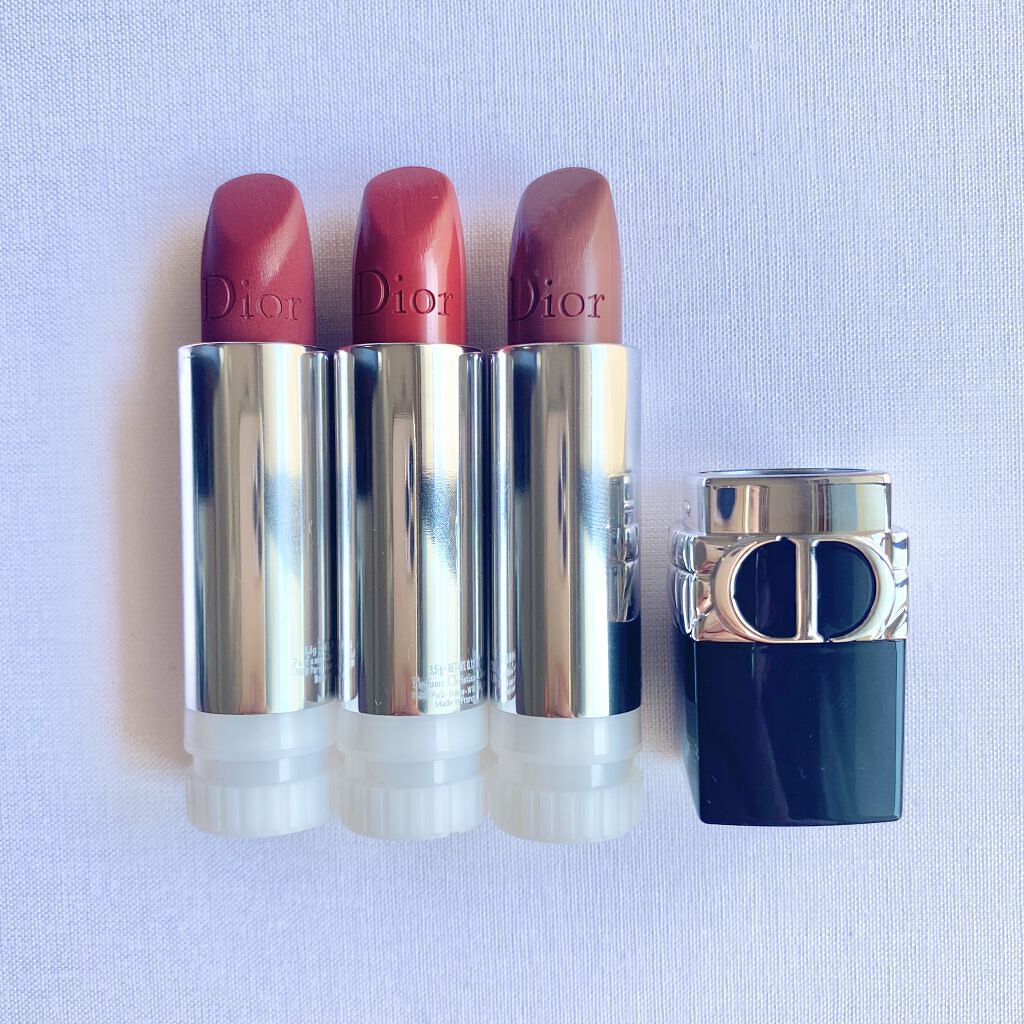 ルージュ ディオール バーム 525 シェリー サテン/Dior/リップバームを使ったクチコミ（1枚目）