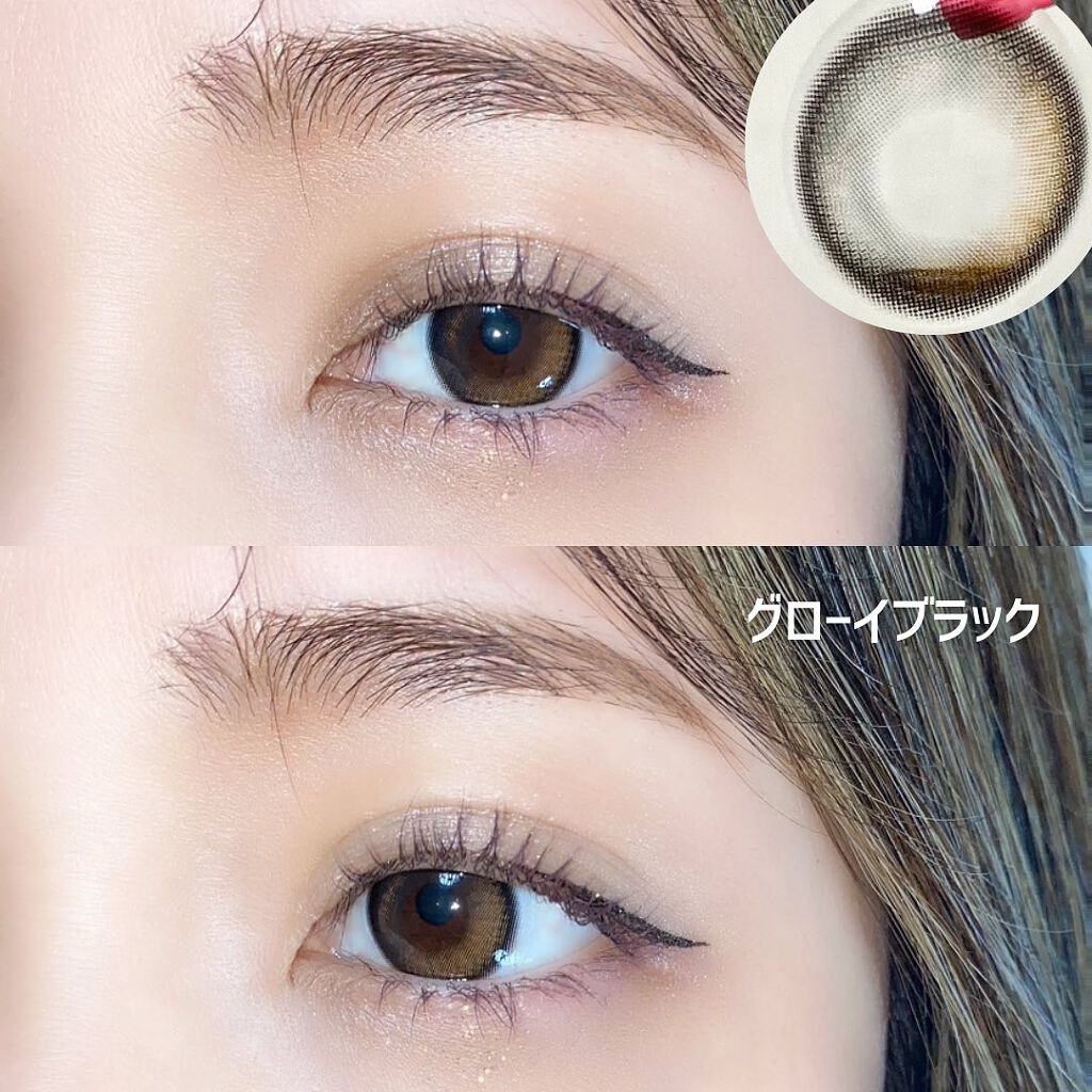Eyelighter Glowy 1Month/OLENS/カラーコンタクトレンズを使ったクチコミ（3枚目）