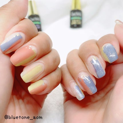 ジェルネイル(ライト対応)/セリア/ジェルネイルを使ったクチコミ(5枚目)