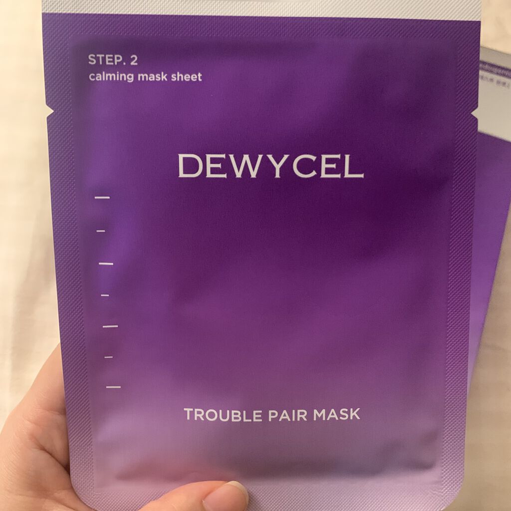 トラブルペアーマスク/DEWYCEL/シートマスク・パックを使ったクチコミ（3枚目）