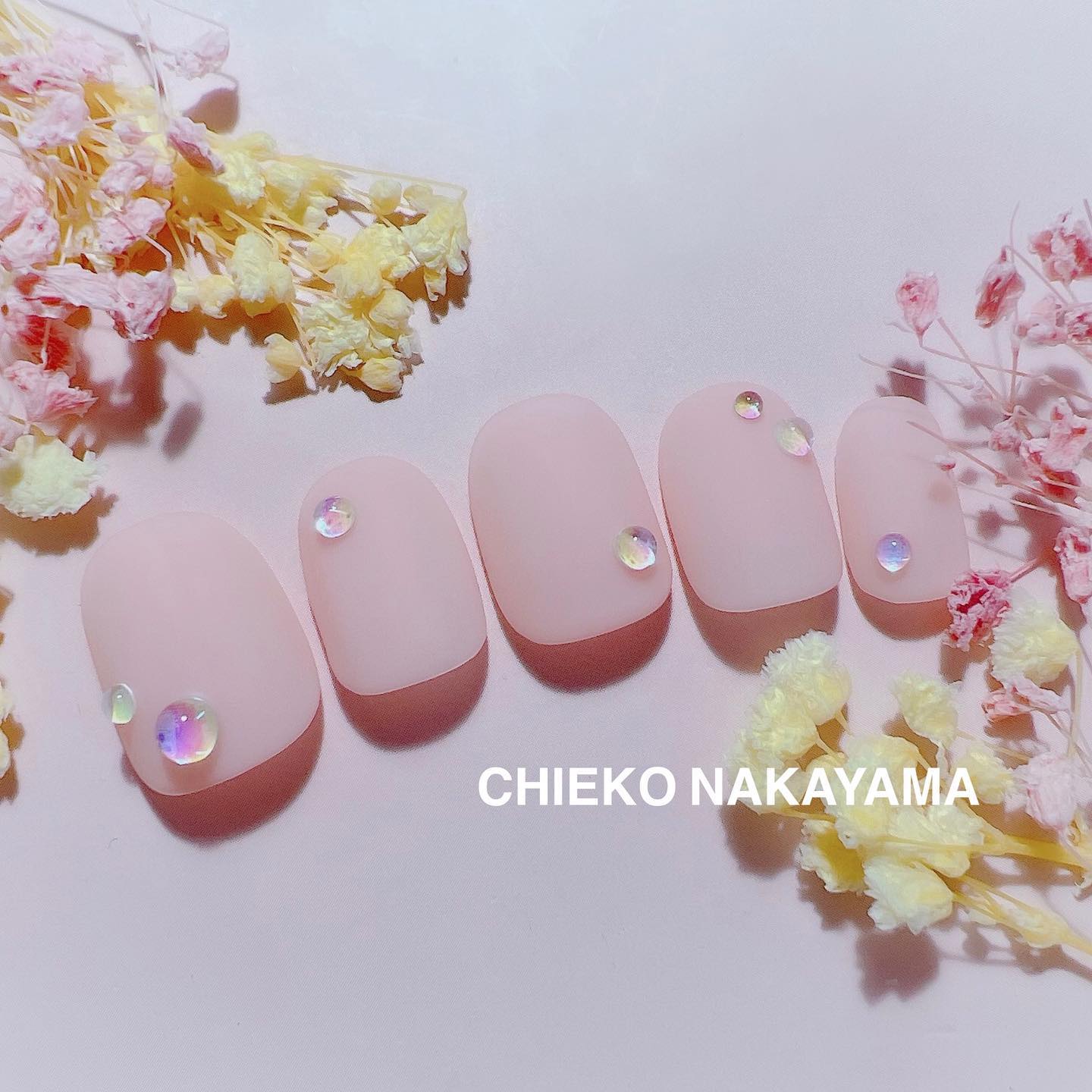 #ネイル,#オーロラネイル,#水滴ネイルのネイルデザイン