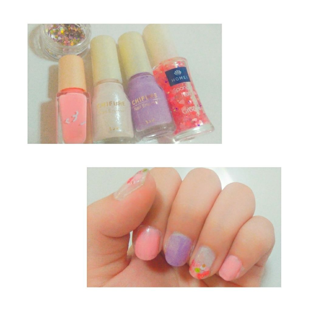 HOMEI スパンコールネイルポリッシュ/北尾化粧品部/マニキュアを使ったクチコミ（1枚目）