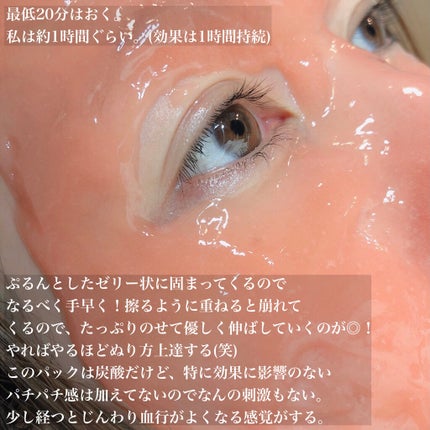 CO2 Gel Pack Pro 3P/10P/BELA VELA/シートマスク・パックを使ったクチコミ(4枚目)