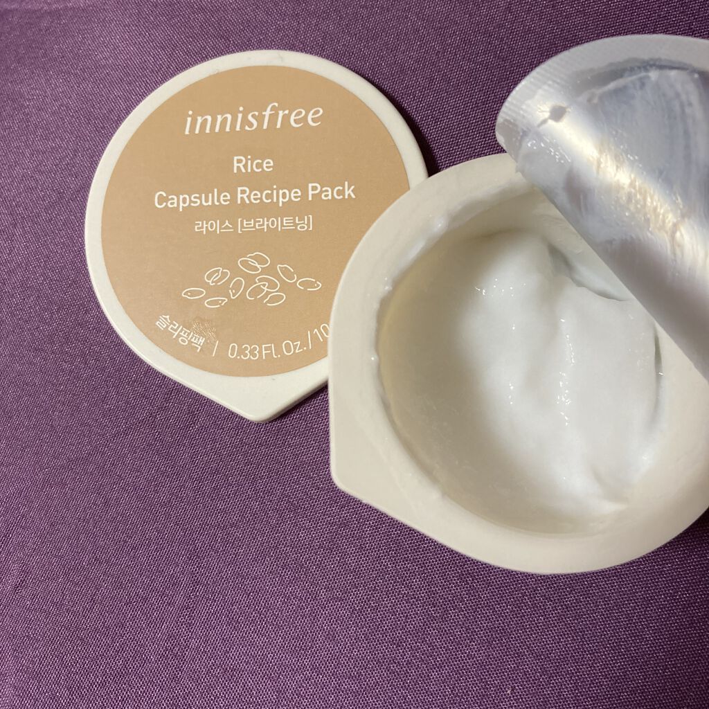カプセルレシピパック N RI/innisfree/洗い流すパック・マスクを使ったクチコミ（1枚目）