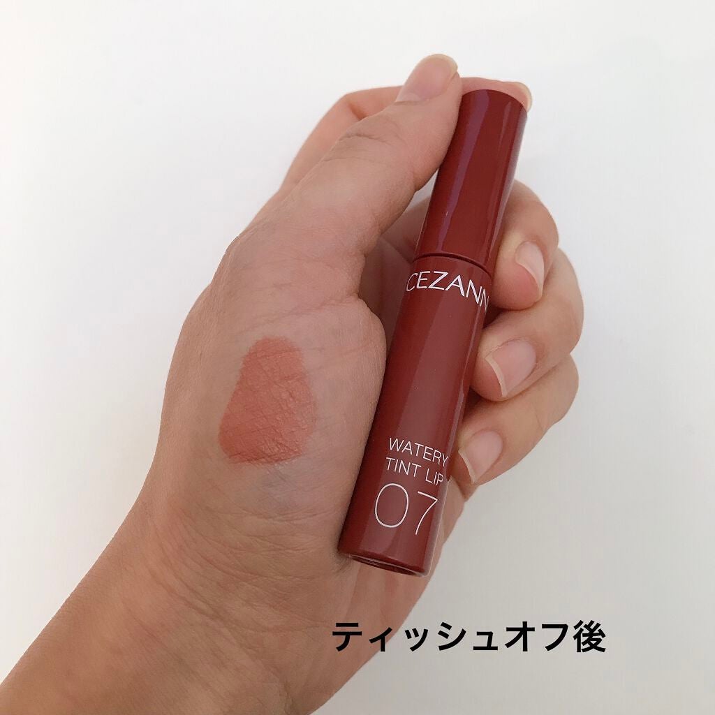 ウォータリーティントリップ/CEZANNE/リップティントを使ったクチコミ(4枚目)