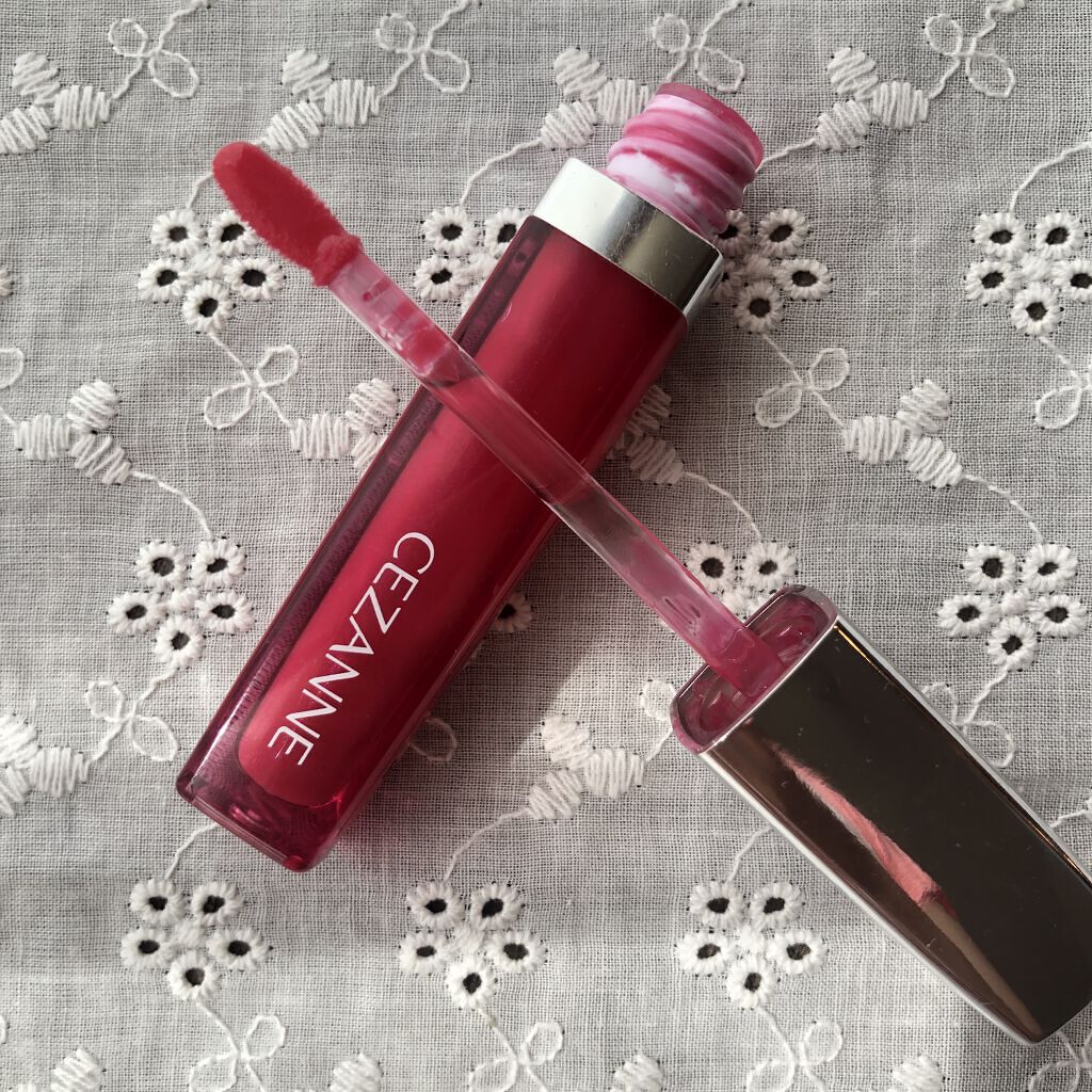 ジェルグロスリップ/CEZANNE/リップグロスを使ったクチコミ（3枚目）