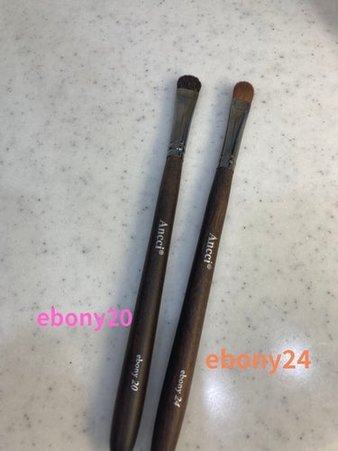 Ebony 24/Ancci brush/メイクブラシを使ったクチコミ（2枚目）
