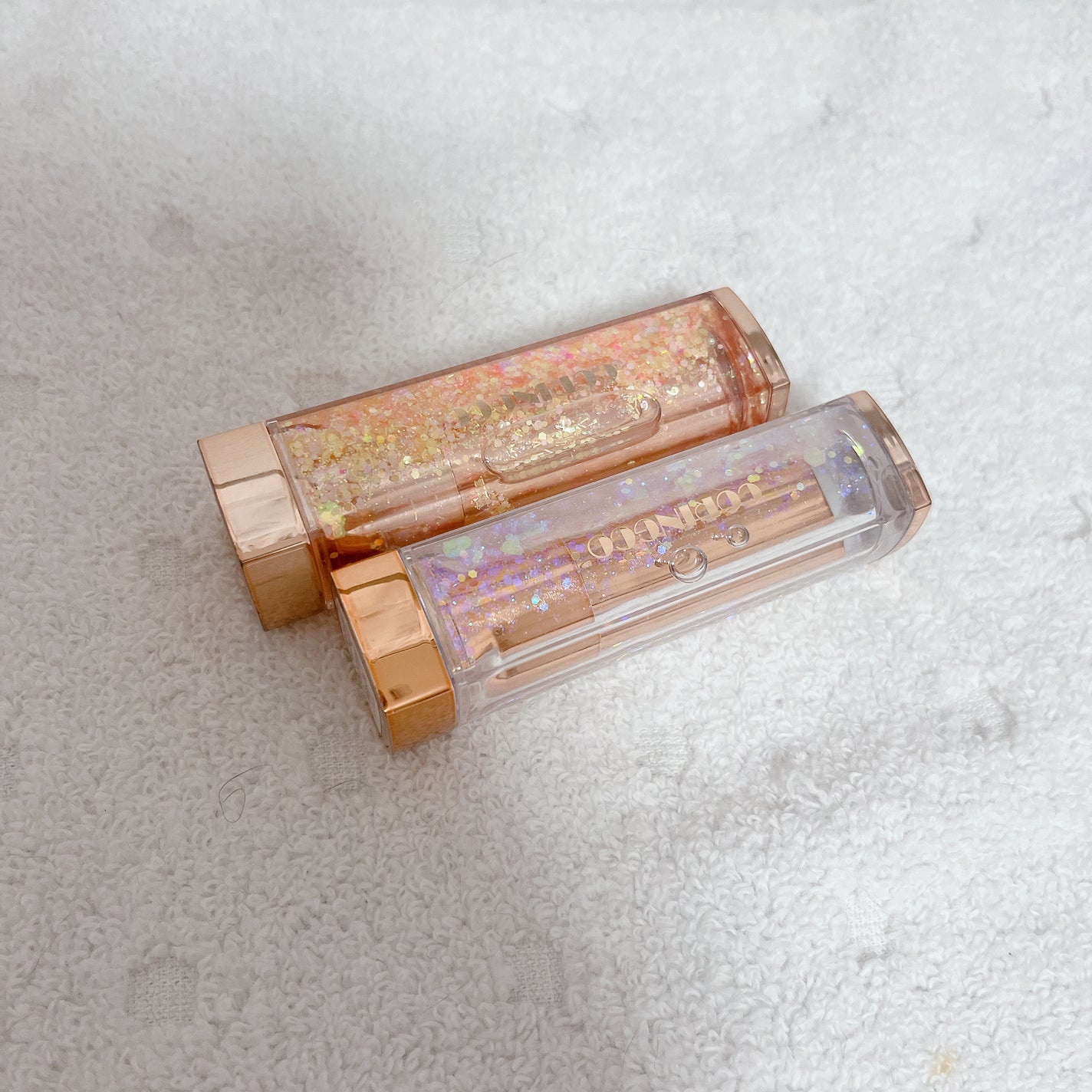 シャララスノーボールリップバーム/CORINGCO/口紅を使ったクチコミ(5枚目)